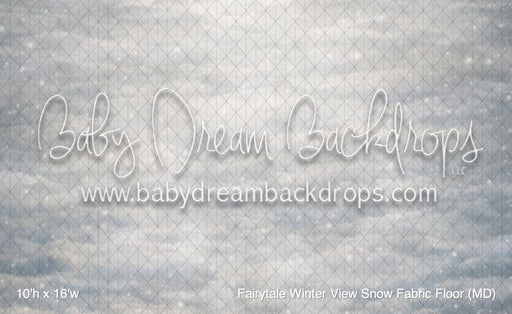 Fairytale Winter View Snow Fabric Floor (MD)