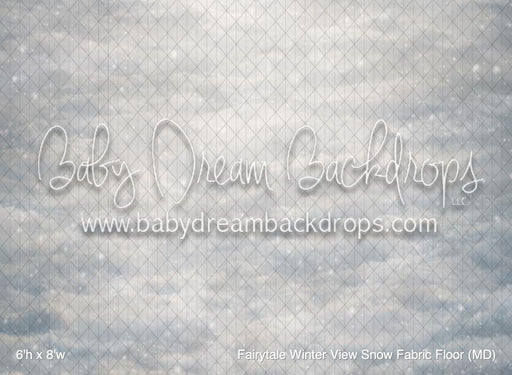 Fairytale Winter View Snow Fabric Floor (MD)