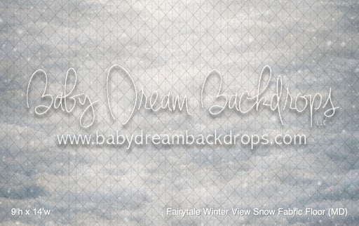 Fairytale Winter View Snow Fabric Floor (MD)