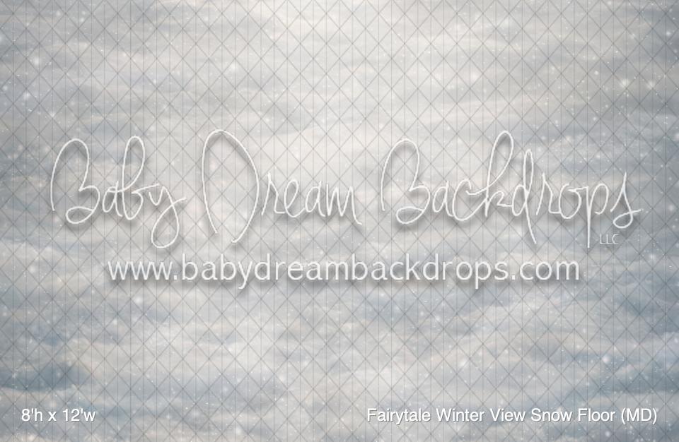 Fairytale Winter View Snow Fabric Floor (MD)