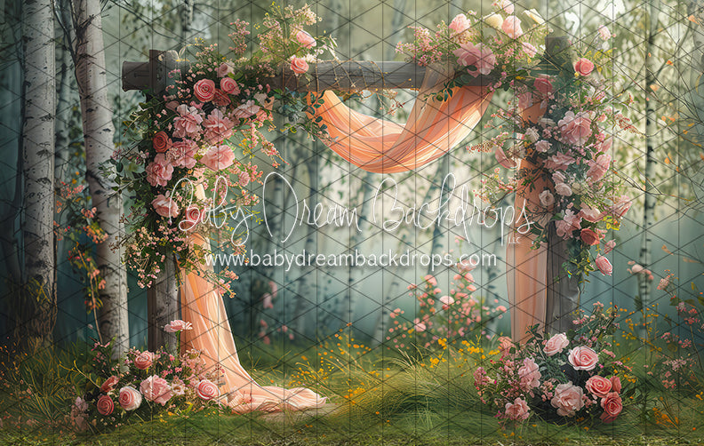 Fairytale Morning Arch (JA) — Baby Dream Backdrops