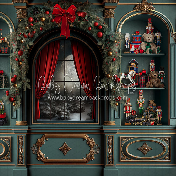 Fancy Claus Workshop Shelves (Left) (JA)