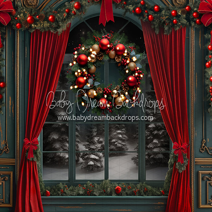 Fancy Claus Workshop Window (JA)