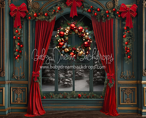 Fancy Claus Workshop Window (JA)