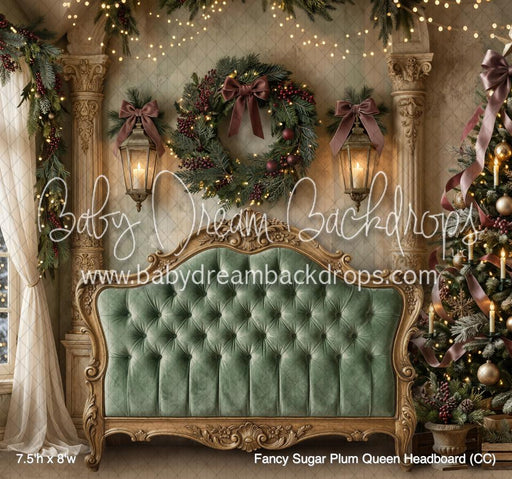Fancy Sugar Plum Queen Headboard (CC)