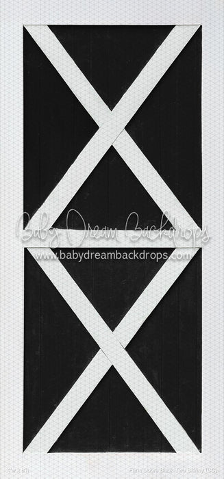 Farm Doors Black Two Skinny (CC)