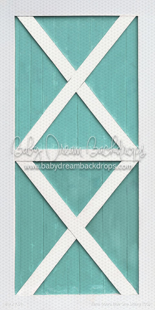 Farm Doors Blue One Skinny (CC)