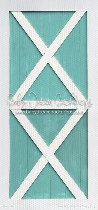 Farm Doors Blue One Skinny (CC)