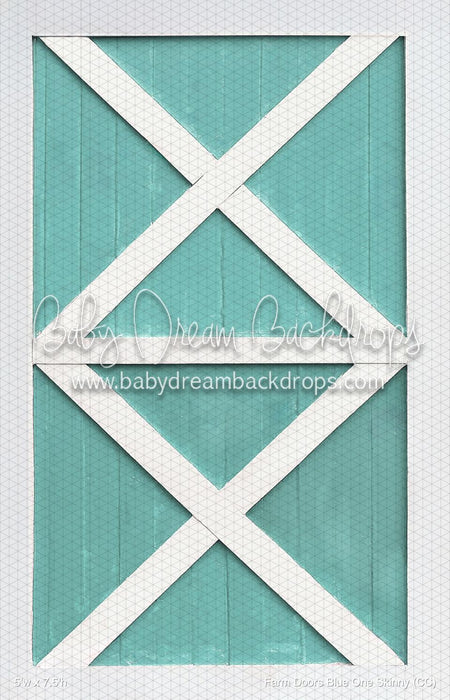 Farm Doors Blue One Skinny (CC)