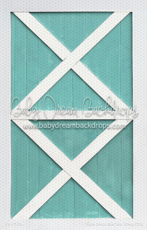 Farm Doors Blue One Skinny (CC)