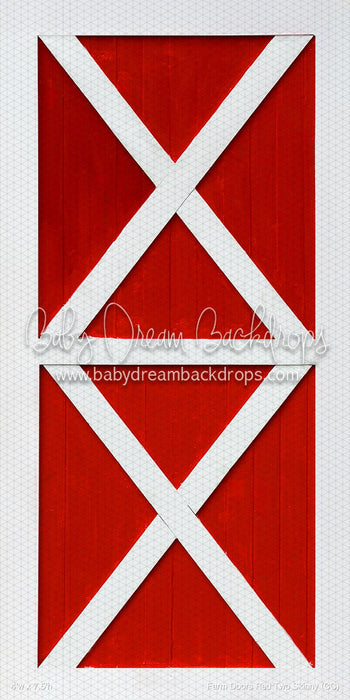 Farm Doors Red Two Skinny (CC)