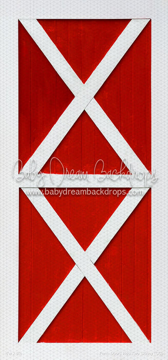Farm Doors Red Two Skinny (CC)