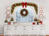 Farmhouse Christmas Cabinet (WM)