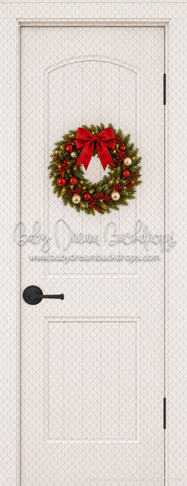 Farmhouse Christmas Door Left Skinny (WM)