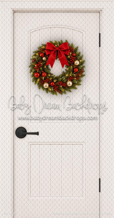 Farmhouse Christmas Door Left Skinny (WM)