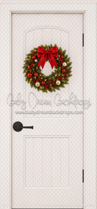 Farmhouse Christmas Door Left Skinny (WM)