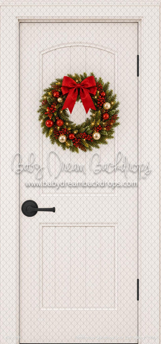 Farmhouse Christmas Door Left Skinny (WM)