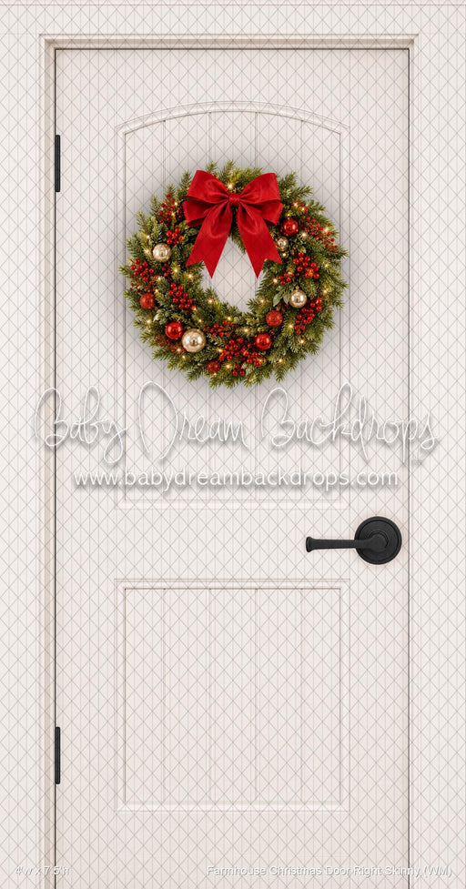 Farmhouse Christmas Door Right Skinny (WM)