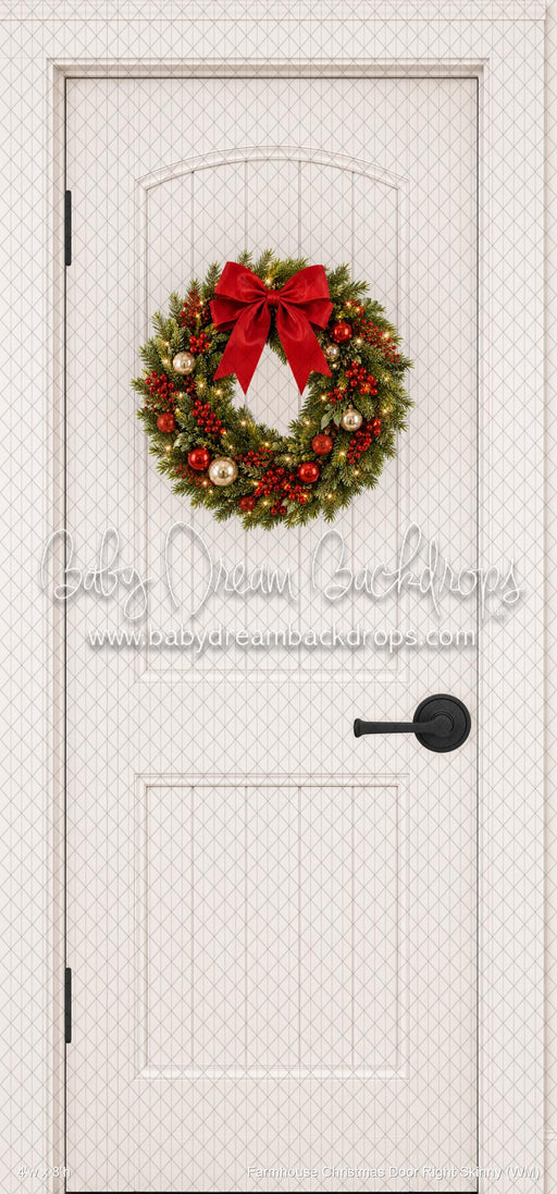 Farmhouse Christmas Door Right Skinny (WM)