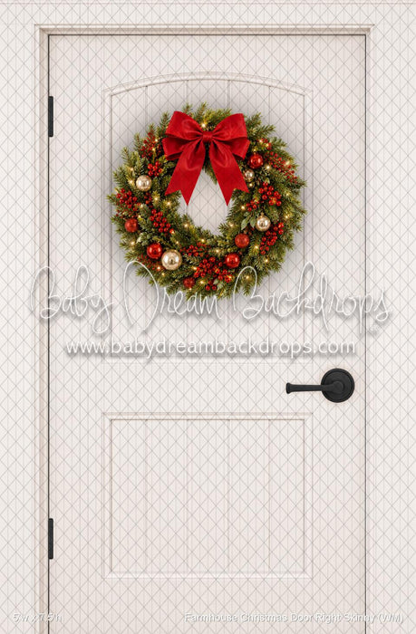 Farmhouse Christmas Door Right Skinny (WM)