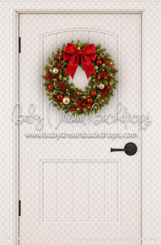 Farmhouse Christmas Door Right Skinny (WM)