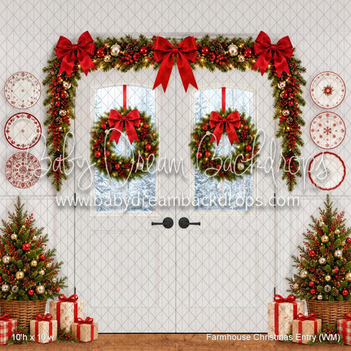 Farmhouse Christmas Entry (WM)