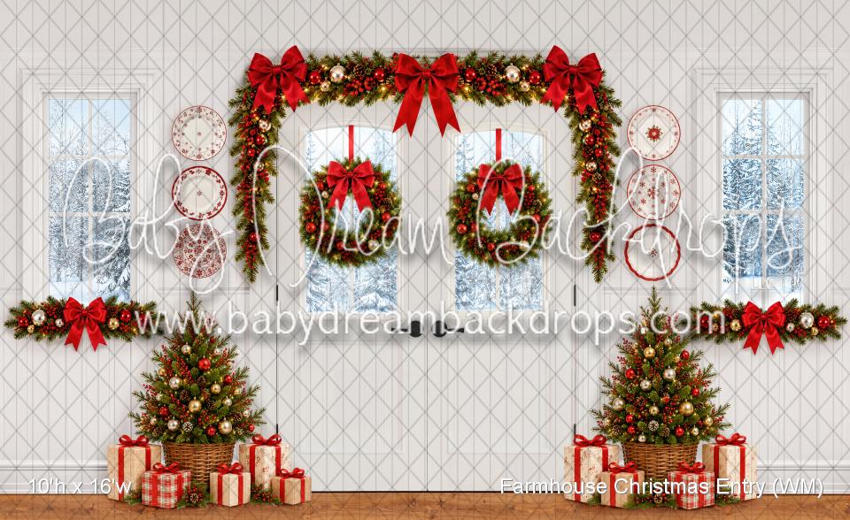 Farmhouse Christmas Entry (WM)