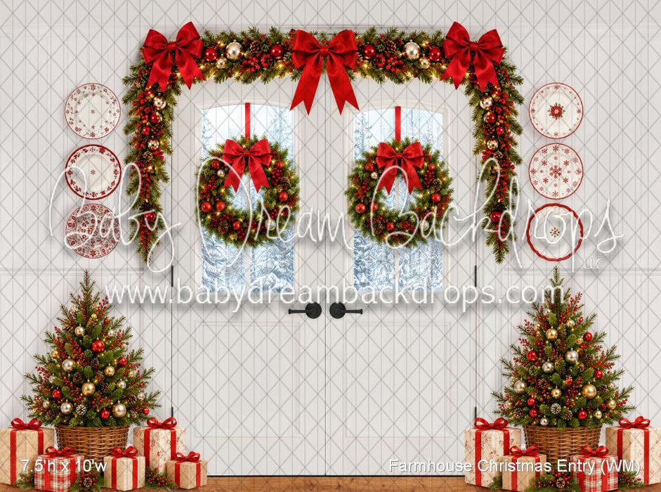 Farmhouse Christmas Entry (WM)