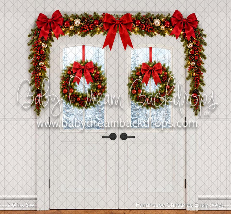 Farmhouse Christmas Entry (WM)