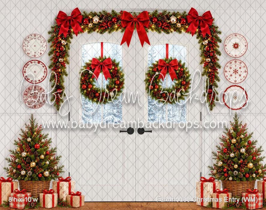 Farmhouse Christmas Entry (WM)