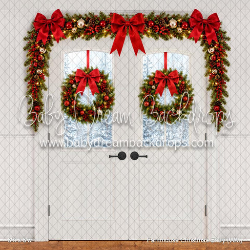 Farmhouse Christmas Entry (WM)
