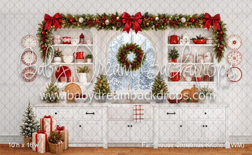 Farmhouse Christmas Kitchen (WM)