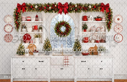 Farmhouse Christmas Kitchen (WM)