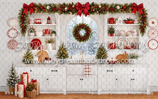 Farmhouse Christmas Kitchen (WM)