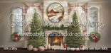 Farmhouse Christmas Mantel with Barn (MD)