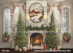 Farmhouse Christmas Mantel with Barn (MD)
