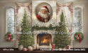 Farmhouse Christmas Mantel with Santa (MD)