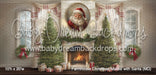 Farmhouse Christmas Mantel with Santa (MD)