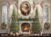 Farmhouse Christmas Mantel with Santa (MD)