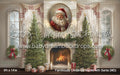 Farmhouse Christmas Mantel with Santa (MD)