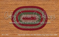 Farmhouse Honey Oak with Braided Rug Fabric Floor (WM)