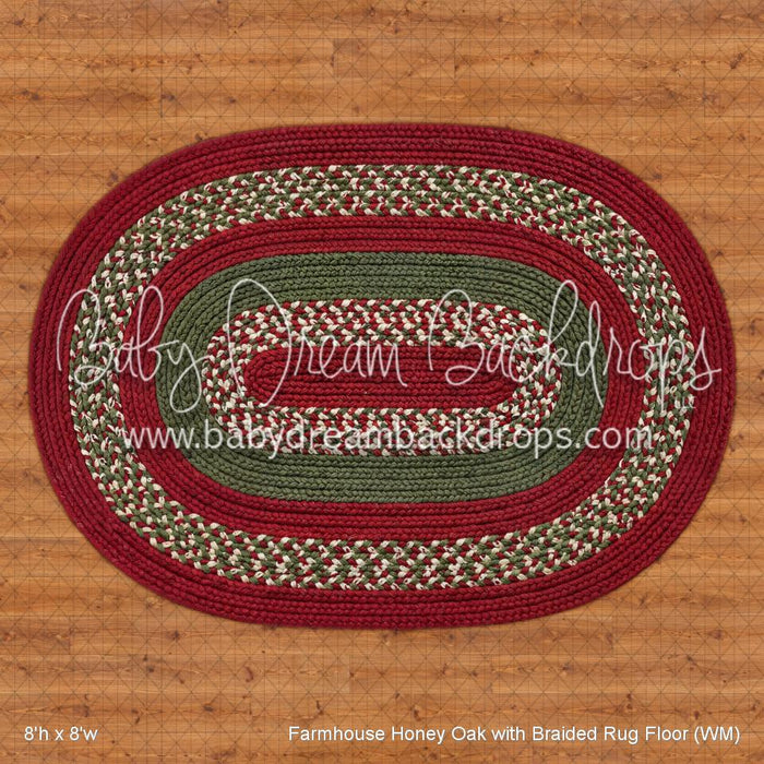 Farmhouse Honey Oak with Braided Rug Floor (WM)