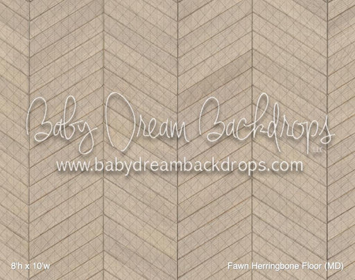 Fawn Herringbone Fabric Floor (MD)