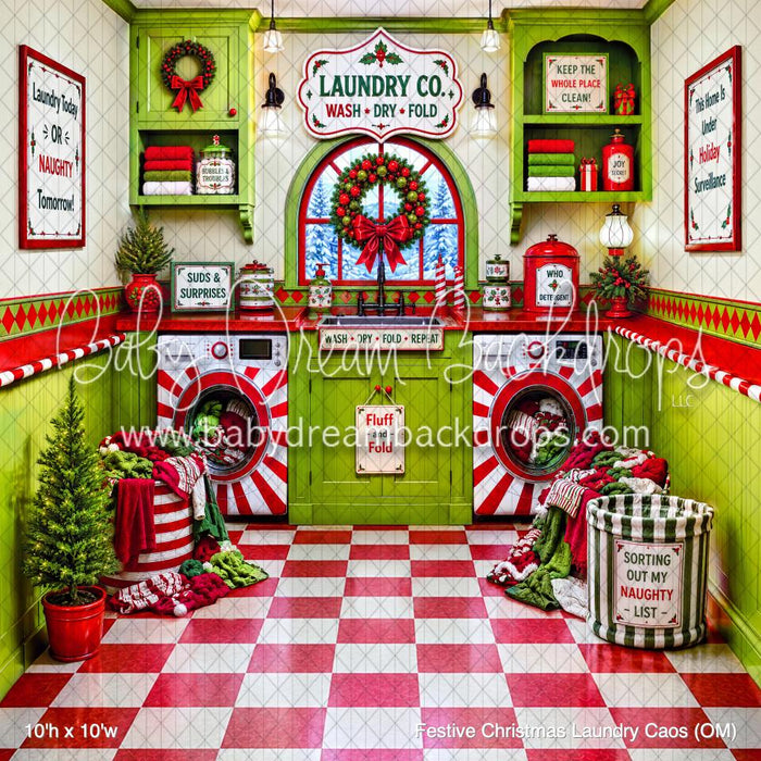 Festive Christmas Laundry Caos (OM)