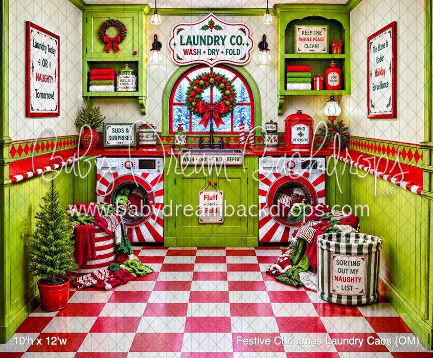 Festive Christmas Laundry Caos (OM)