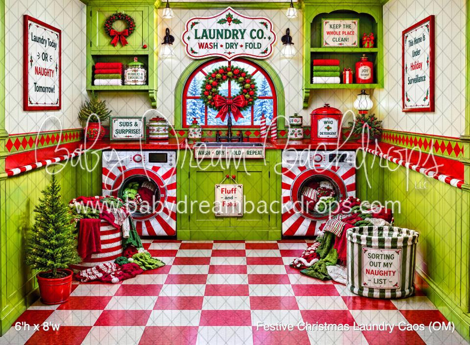 Festive Christmas Laundry Caos (OM)