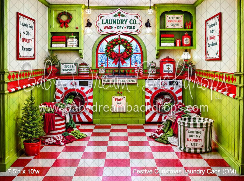 Festive Christmas Laundry Caos (OM)