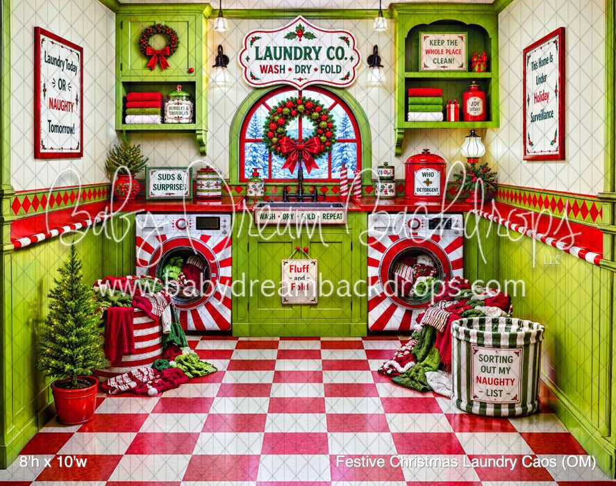 Festive Christmas Laundry Caos (OM)