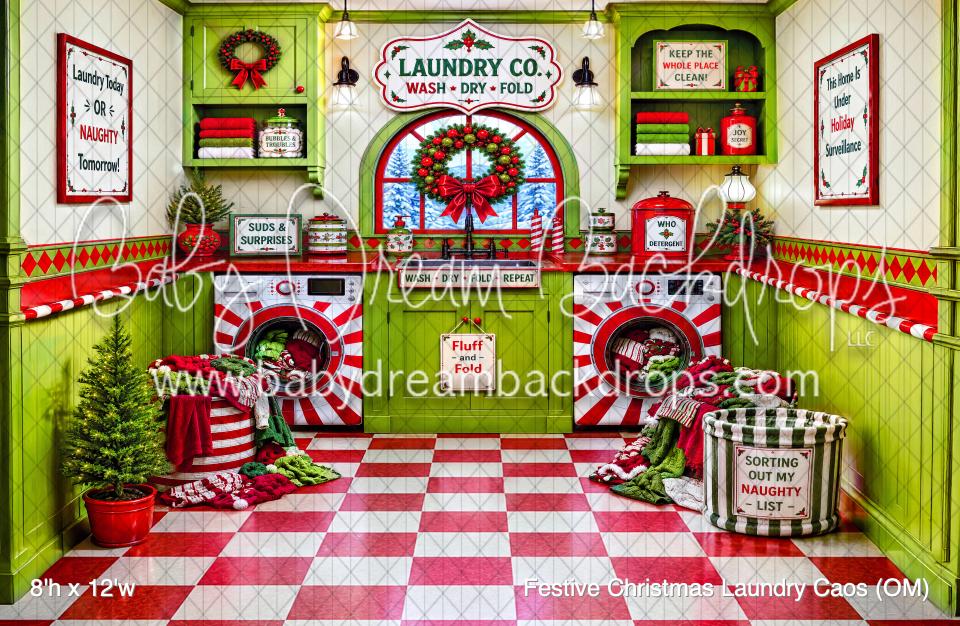 Festive Christmas Laundry Caos (OM)