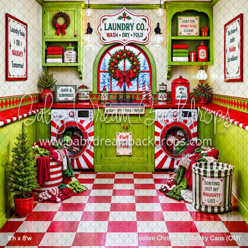 Festive Christmas Laundry Caos (OM)